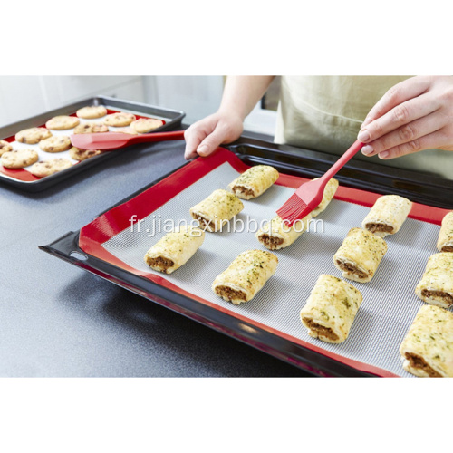 Tapis de cuisson en silicone antiadhésif pour ensemble de cuisson